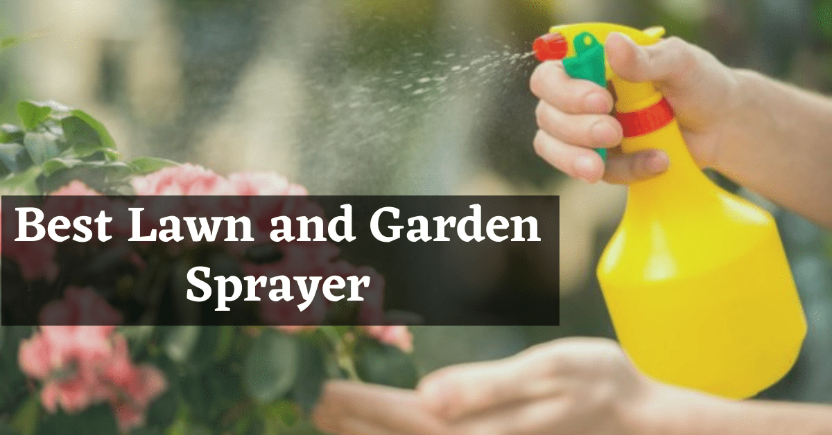 Lawn and garden sprayers